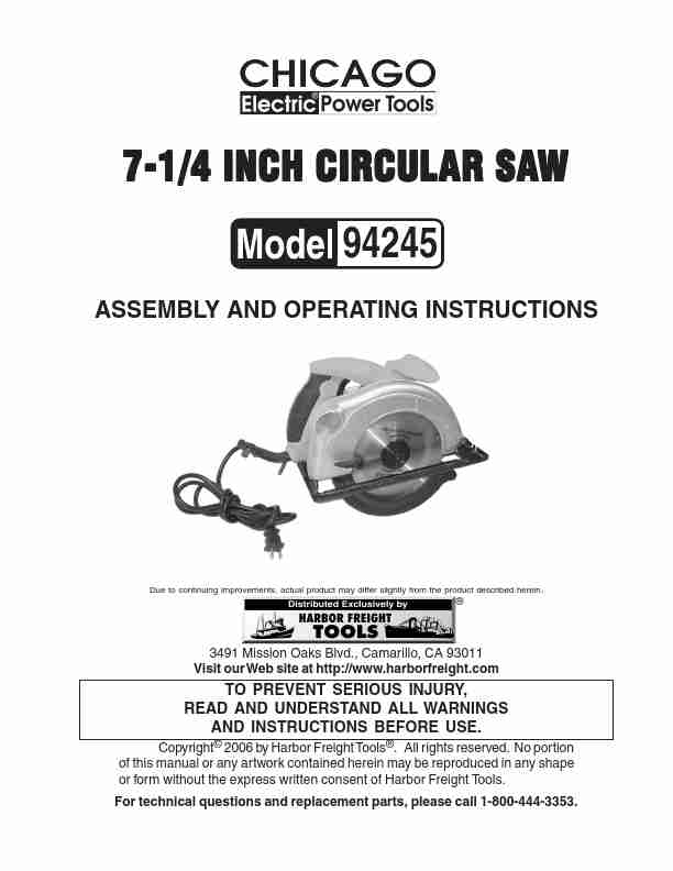 Chicago Electric Saw 94245-page_pdf